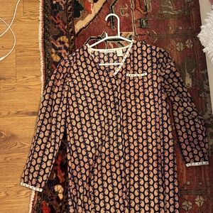 Vintage Orvis Paisley Print Dress